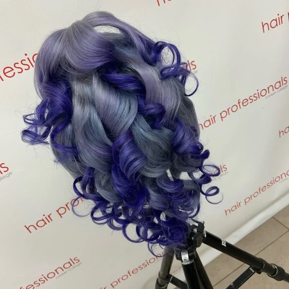 Customed color T-part wig. 20 inch human hair. - Picture 2 of 4